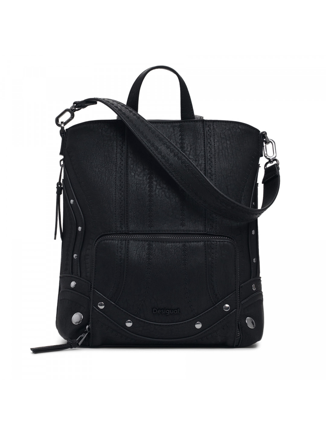 Batoh Desigual Embro Patch Pretoria 25WAKP24 Černá